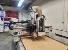 ANDI #Spectrum-M48, CNC Woodworking Router, 4' x 8' fixed single-zone vacuum table, 101" X, 62" Y, 8" Z, 12