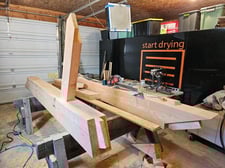 iDRY, Standard Vacuum Drying Kiln, 2000 board ft. capacity, 13' L x 48" width x 55" T stickered lumber, 3/4"