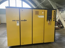 862 cfm, 125 psig, Kaeser #DSD-200, Rotary Screw Air Compressor, 200 HP, Air Cooled Sigma Control, 1785 RPM