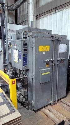36" width x 36" H x 60" D Steelman #353BA-C, Burn off Oven, 305,000 BTUH, Honeywell UDC, 120 V.