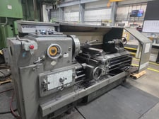 22" x 60" Graziano #Sag22, manual engine lathe, 16" 3-jaw chuck, 3-1/2" hole, 30-1500 RPM, D1-8 Camlock