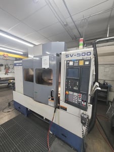 Mori Seiki #SV-500B/40, CNC vertical machining center, 30 automatic tool changer, 31.5" X, 20.1" Y, 20.1" Z