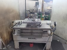 Friedrich Deckel #FP2LB, universal milling machine, 39" x 17" table, 31.5" X, 11.8" Y, 15.75" Z, #40, 40-2000