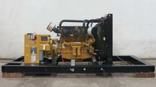 550 KW Caterpillar #C18, diesel generator set, 277/480 Volts, 900 HP @ 1800 RPM, EPA Tier 2, open power unit