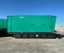 1000 KW Cummins #DQFAD, diesel generator set, 277/480 Volts, 3-phase, 1490 HP @ 1800 RPM, QST30-G5 NR2