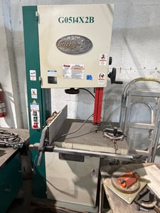 Grizzly #G0514X2B, vertical bandsaw