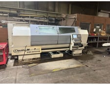 Clausing #MULTITURN-4000/80XS, CNC LATHE, 21.8" swing, 14.5" swing over cross slide, 80" centers, 4" bore