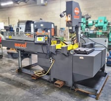 Marvel #E380-PC3-60, Automatic Vertical Band Saw, 60-400 FPM, 192" x 1-1/4" x 0.042" blade, 16" wheel, 5 HP