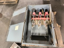 600 Amp. Square D HU366, Safety Disconnect Switch, 600 VAC, 3P, 3PH, 100 HP