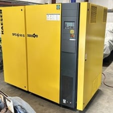 Kaeser #SFC-90S, 100 HP air compressor