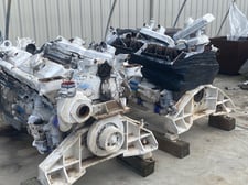 Detroit Diesel #12V92TA, 7500 hours pair with transmission Twin Disc MGM273X-1 ratio 1.83:1. Port needs a
