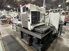 37" x 60" Timesavers #Lynx-37MWT-D-60, wet abrasive belt deburring/surface finihsing machine, 2024