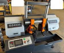 13.8" x 13.8" Borui #GZ4235, automatic dual column horizontal band saw, 162" x 1.3" blade, 4 HP, 2023