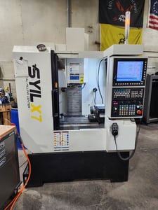 Syil #X7, 4th Axis CNC vertical machining center, Syntec 22MA Control, 15.7" X, 11.8" Y, 14.9" Z, 12000 RPM