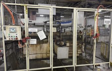 No. 350S Anderson Cook, 48" spline roller, 55" working stroke, overarm work support, 1986