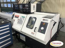 Mazak #Quick-Turn-6G, CNC gang tool chucker, Mazatrol EIA Control, 18.5" swing, 5" chuck, 1.26" bar, 2011
