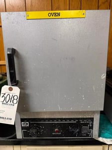 15" x 21" x 15" Quincy Lab Inc. #20, Lab Oven, 450°F max. temp., 750 watt, 120 Volts