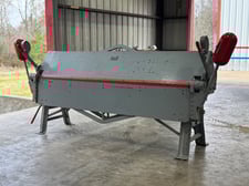 12 gauge x 8' Dreis & Krump #SB-812, Hand Brake, 16 gauge stainless steel capacity