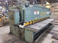 3/8" x 14' Cincinnati Shaper # 4314, power squaring shear, 1-1/8" x 5" x 172" knike, 1965