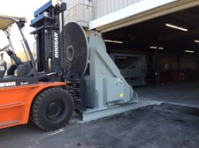 40000 lb. Aronson #G-400, 96" round table, hand pendant