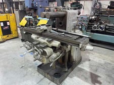 Kearney & Trecker #2K, plain horizontal milling machine, 56" x 12" table, dual controls, overarm support, 7.5