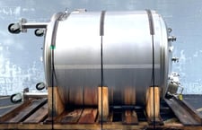 1500 gallon Northland, sanitary Stainless Steel steel reactor / fermenter, 45 psi / FV @ 350&deg;F, jacket rated