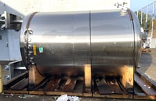 2500 gallon Holloway, sanitary 316L Stainless Steel reactor / fermenter, 45 psi / FV @ 350&deg;F, jacket rated