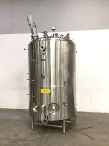 792 gallon DCI #3000L, Stainless Steel jacketed reactor / fermenter, 30 psi / FV @ 300&deg;F, jacket rated 100