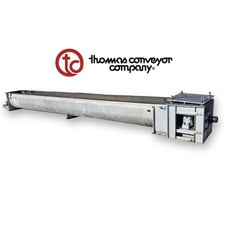 16" x 20' Thomas Conveyor, Holo-Flite Thermal Screw Auger Processor Dryer, Hot Oil Heated