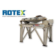 40" X 56" Rotex #3221A-AL/SS, Industrial Single Deck Vibratory Screener, 15.6 sq.ft. screen area, 50"