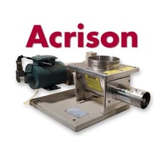 4" Acrison #101-K, stainless steel volumetric screw fe, 84 cu.ft./hour, 1/2 HP gearmotor, 230/460 V.