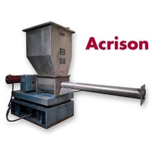 4" Acrison #402B-4500-250-450-105Z-M/2, stainless steel weight-loss differe, 38" tall mild steel stand, 1 HP