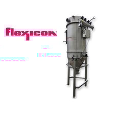 2000 cfm Flexicon, Stainless Steel Pulse-Jet Filter Receiver, 290 sq.ft., 36" diameter x 126" tall assembled