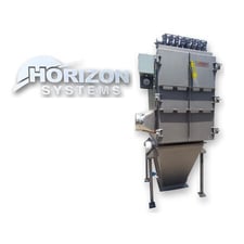 750 cfm, Horizon Systems #O560SWSDL165317WCCS, Pulse-Jet Dust Collector, 263 sq.ft.