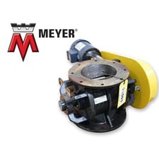 8" WM Meyer & Sons #HDX8X8, Round Body Rotary Airlock Valve, 15 psi, 3/4 HP gearmotor & chain drive, 20.6