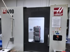Haas #EC-400, CNC horizontal machining center, 100+1 side mount tool changer, 22" X, 25" Y, 22" Z, 15000 RPM