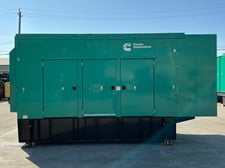 500 KW Cummins #DFEK, diesel generator set, 277/480 Volts, 3-phase, 755 HP @ 1800 RPM, QSX15-G9 engine, Tier
