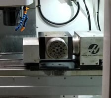 Haas #TR-110, dual axis Trunnion rotary table