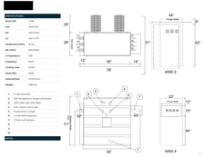 1500/1680 KVA 4160 Delta Primary, 480Y/277 Secondary, SUB, Recon (shipment available in 10 days) (2 available)