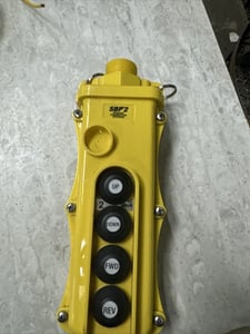 Magnetek #SBP2-4-S-A2, pendant control station, 4 Button, unused