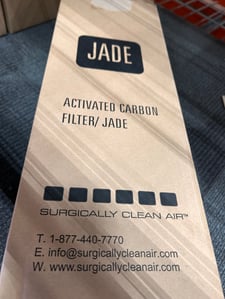 Jade #SCA5000C, surgically clean air purifiers w/ HEPA & carbon filters, (20 available)