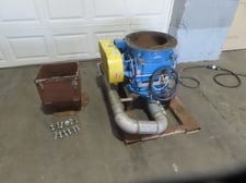 12" ACS Valve, Rotary Airlock Valve, 528 cu.ft./hour, 1.5 HP gearmotor