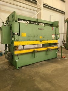 300 Ton, Betenbender #12-300T, Hydraulic Press Brake, 12' long x 6" wide bed, 126-1/2" between housings, 6"