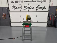 4-1/4" Haberle #HL4, Circular Mitering Ferrous Metal Cutting Cold Saw, 13" saw blade, 1.6/3.2 HP, 220 Volt