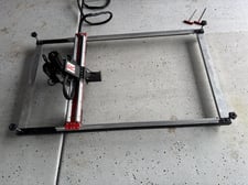 RedArt Techologies #CNC-Pro, portable concrete engraving system, 24" x 36" engraving area, 2" engraving depth