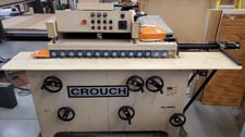 Crouch #315, Automatic Feed-Through Shaper & Sander, 4" -7" cutter capacity, 60° forward tilt 1" diameter