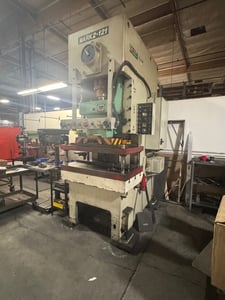 121 Ton, Seyi Sutherland #SNC-110-Mark-2-121, Gap Frame Press, Auto Stamping, 7.1" stroke, 13.8" Shut Height