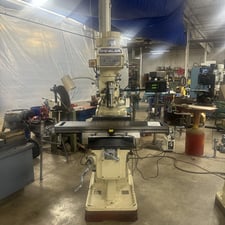 Chevalier #FM-3VKH, Vertical Mill, 3 HP, variable speed, 10" x 50" table, digital read out
