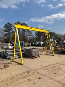 Image for 3 Ton, 12' BHS, gantry crane, w/ Coffing MT-60024.3 hoist