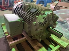 300 HP 1800 RPM General Electric, Frame 449T, TEFC BB, 460 Volts, New